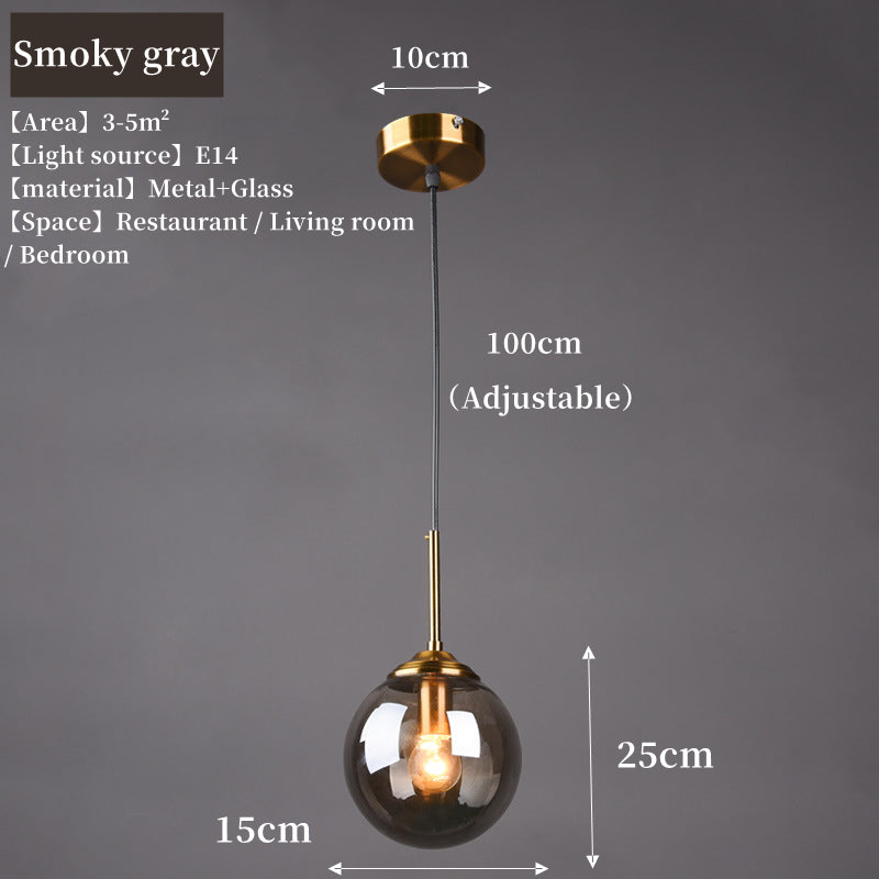 Modern nordisk glaspendellampa – stilfull kökspendelbelysning med metallfäste för vardagsrum och matsalar Carvallo