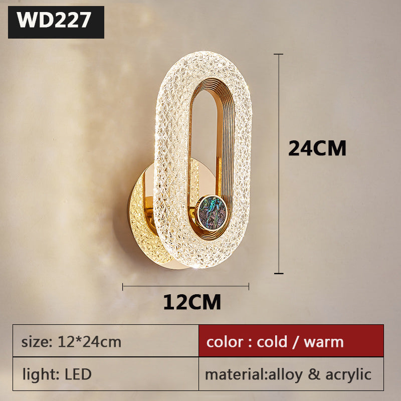 Nordisk Vägglampa – Elegant Inomhus Sconces Belysning för Sovrum och Vardagsrum – Moderna Vägglampor Carvallo