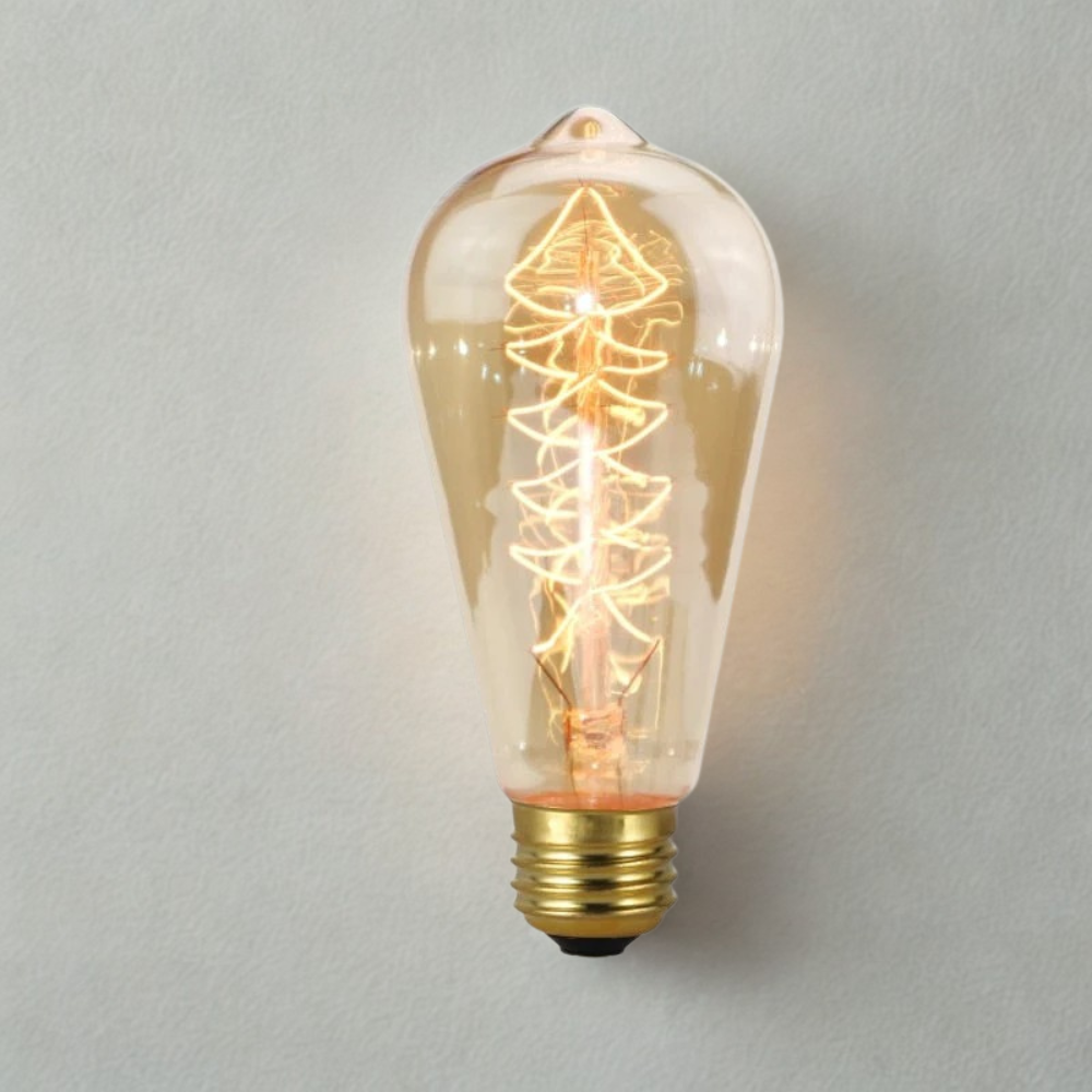 Vintage Edison-lampa Dekorativa Dimbara Ljus Carvallo
