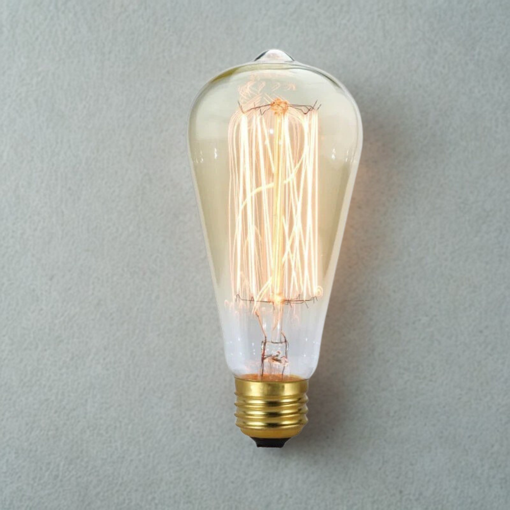 Vintage Edison-lampa Dekorativa Dimbara Ljus Carvallo