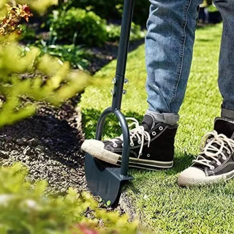 Carvallo Gräskantskärare | Halvmåne-design med vågslipning | Handverktyg för rena gräskanter och rabatter Carvallo