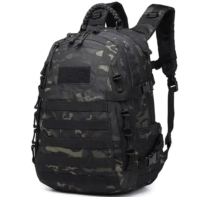 Carvallo 35 L Vandring ryggsäck Herr | Taktisk trekking ryggsäck 48 × 33 × 22 cm | Utomhus camping, fiske, jakt & sport med MOLLE-system Carvallo