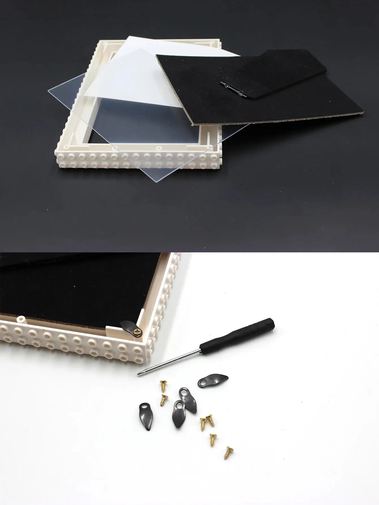 Royallure DIY Färgglada Byggblock Fotohållare Kreativ Heminredning & Present Carvallo