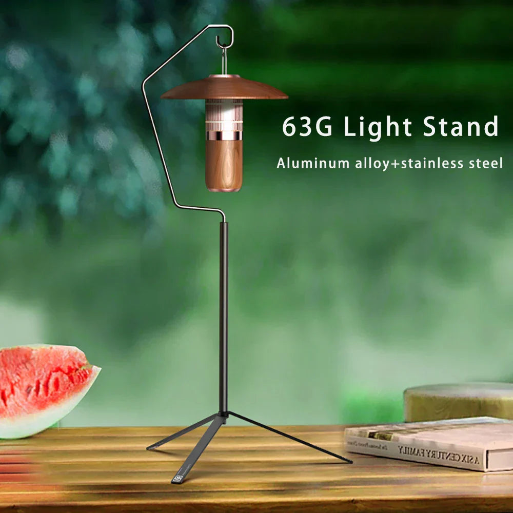 Carvallo Lampstativ CAMPORIA FlexLite | Bärbar & Avtagbar | Utomhus & Camping | Lykthållare för Bord & Golv Carvallo