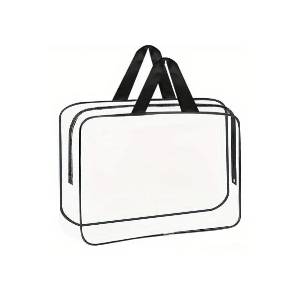 Carvallo-uppbevaringsväska ClearyBag Kids | Transparent & Vattentät | För pussel, böcker, byggklossar & resor | 30×22×10 cm Carvallo