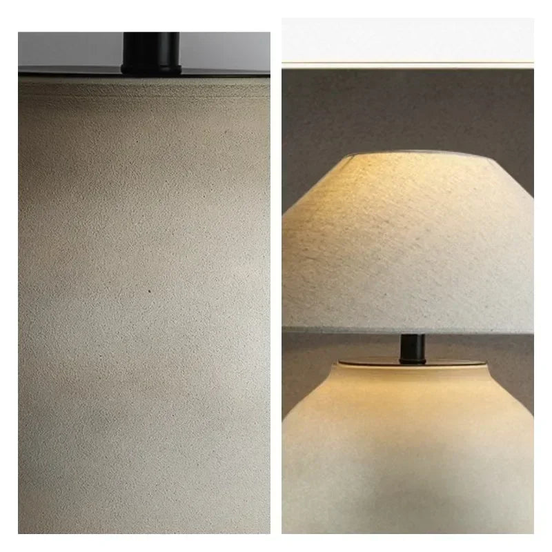 LumeVase – Keramisk Bordslampa med Minimalistisk Design Carvallo