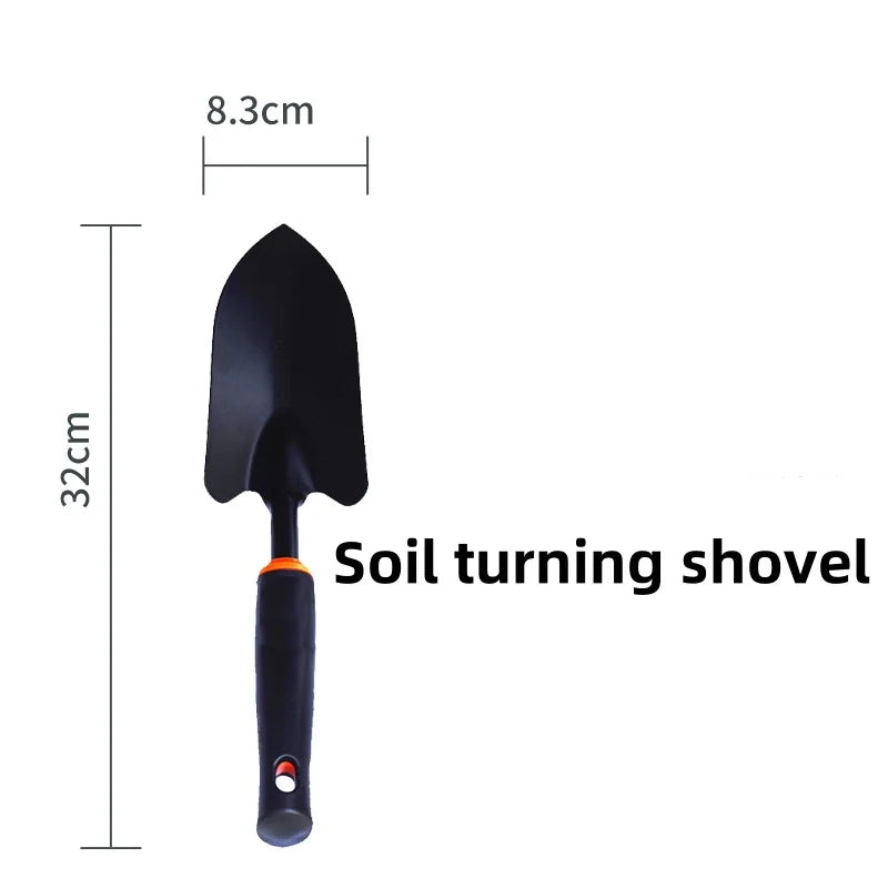 Carvallo Trädgårdsredskap 2-i-1 Hacka & Raka | Robust Kombi-verktyg med 5 tänder | Av kolstål | För rabatter och ogräsborttagning Carvallo