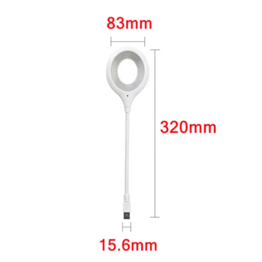 Kompakt och uppladdningsbart nattljus – Flexibelt LED-ljus för skrivbord och nattduksbord Carvallo