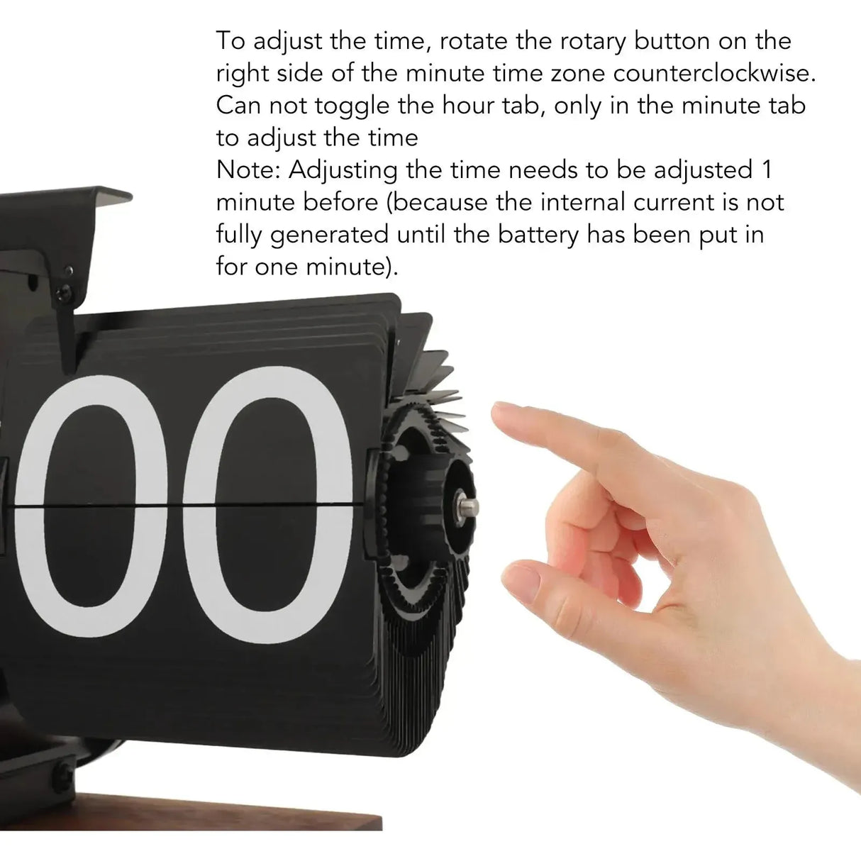 RetroFlip Klocka - Vintage Automatisk Digital Flip Page Klocka Carvallo