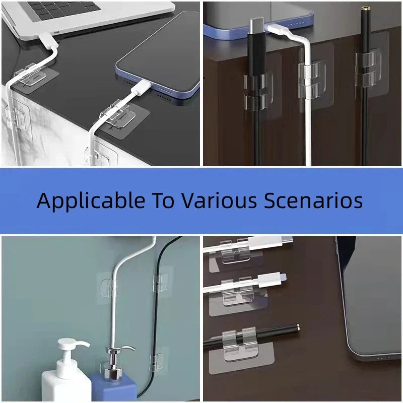 Carvallo Väggkrok ClearFix PowerHook 10-pack | Transparent | Extra stark vidhäftning | 4×6 cm & 6×6 cm | För kök, badrum & hem Carvallo