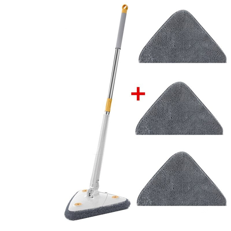 Triangulär mopp med självringning-Home-Hemnix-Vit (4 huvuden)-Hemnix