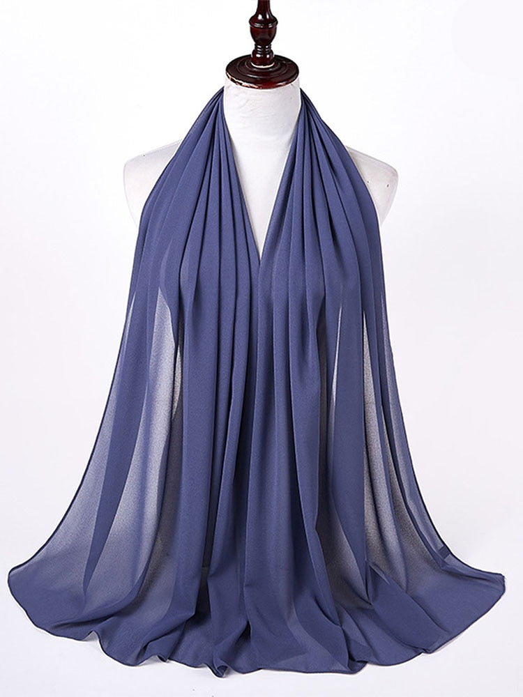 Chiffon Hijab pannband-Clothes for women-Bellasverige-Hemnix