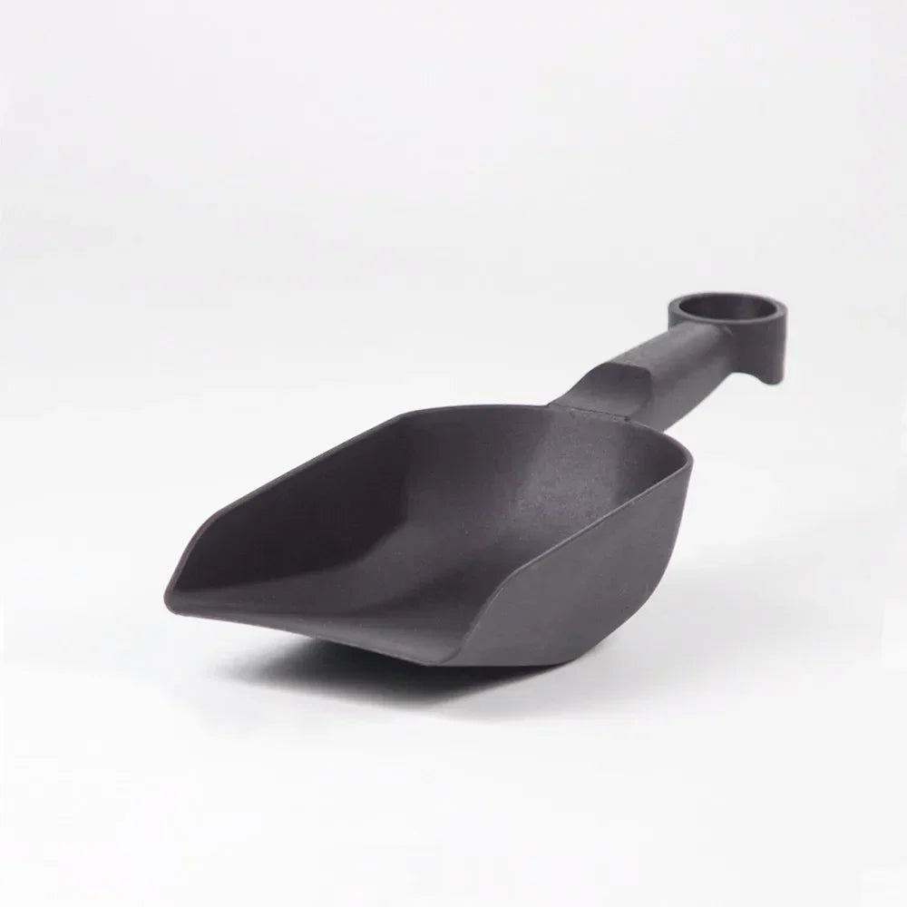 Carvallo SoilScoop trädgårdsskovel i plast | Ergonomiskt handtag & förstärkt skovelområde | Platsbesparande & lätt | För jord, sand & gödsel Carvallo