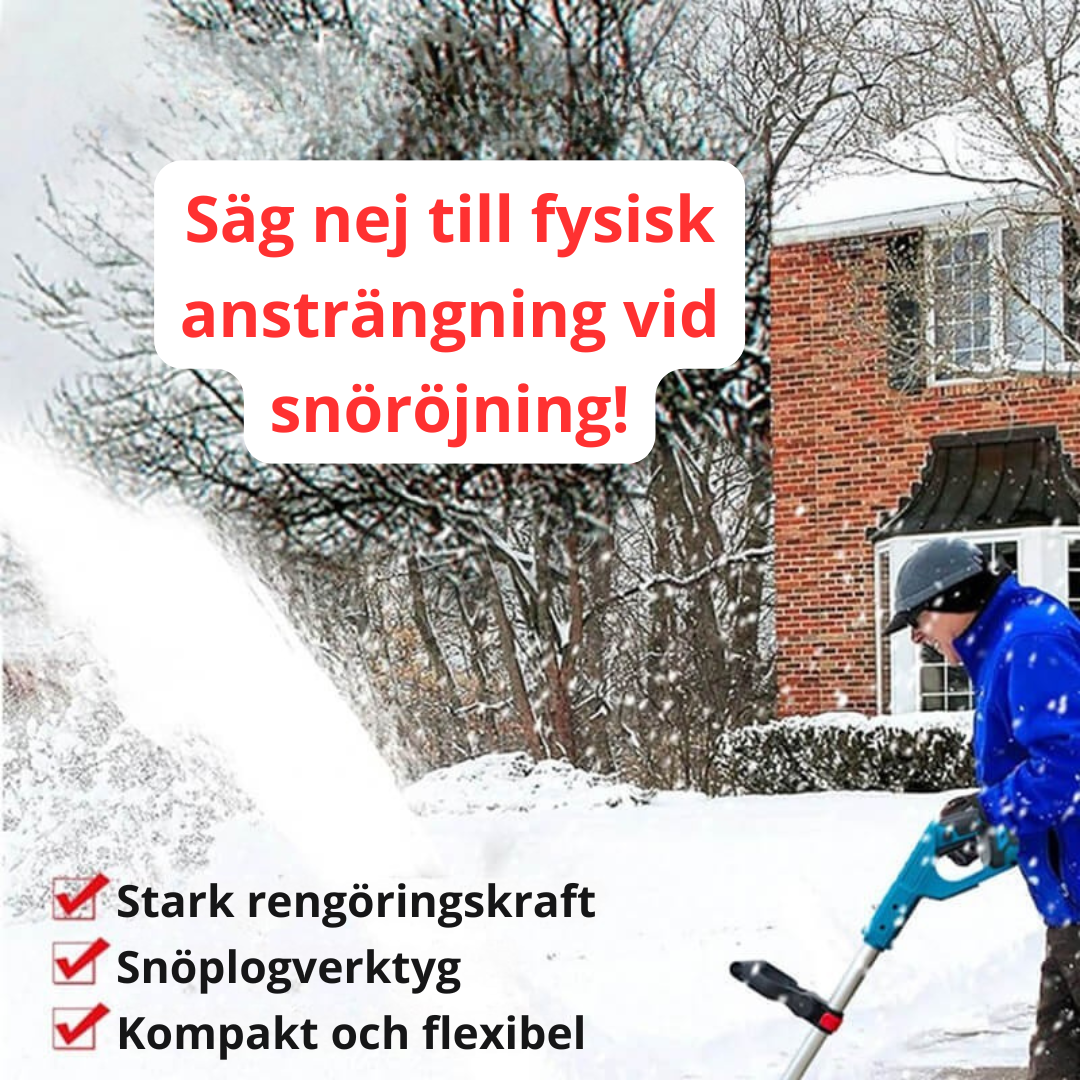 Sladdlös Elektrisk Snöskovel-VaruZ-Hemnix