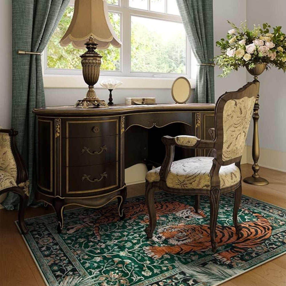 Savage Grace Tiger Tapestry Mattor Matta Carvallo