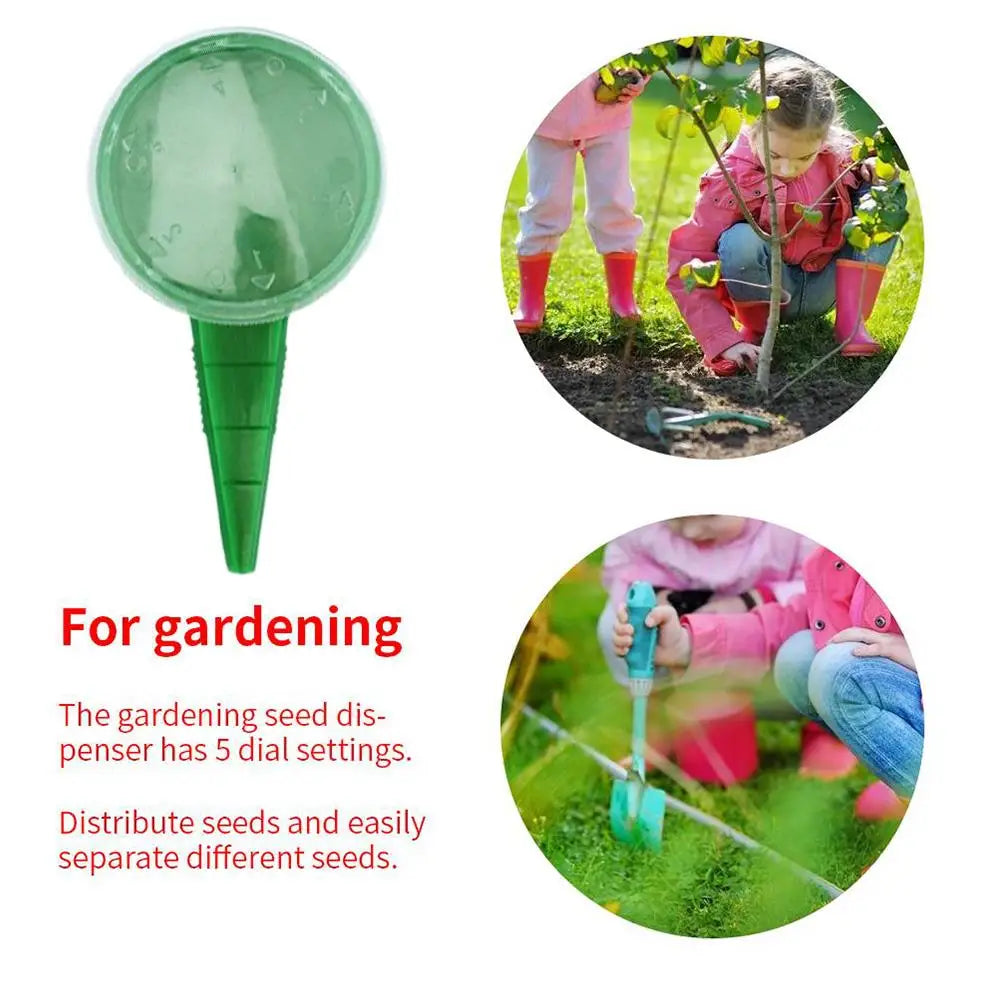 Justerbar frösklippare – Precisions trädgårdssamenspridare för enkel användning Carvallo