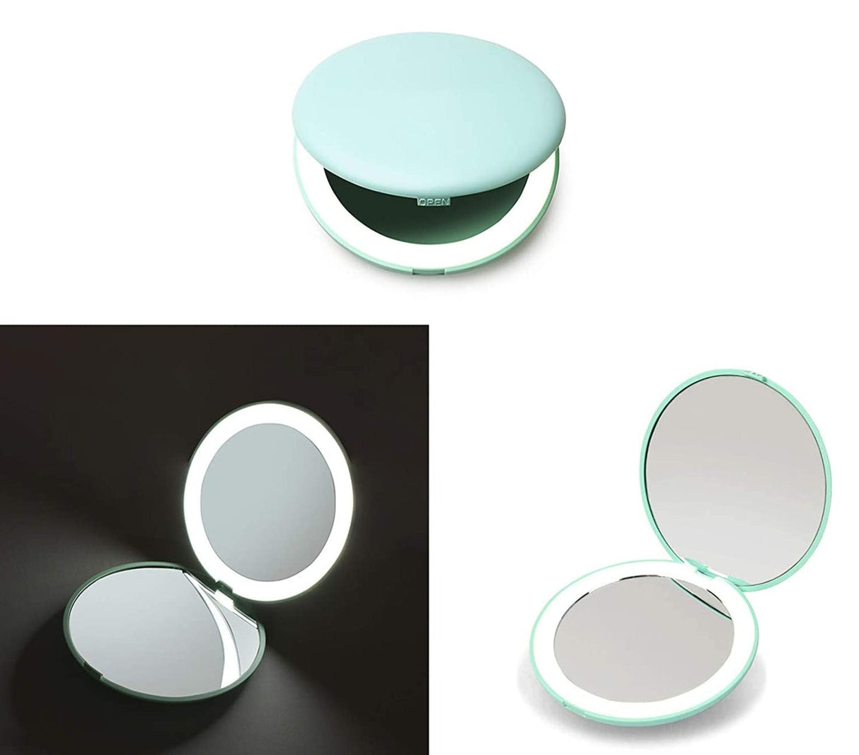 Fold Away LED Skönhetsspegel-Beauty-Bellasverige-Hemnix