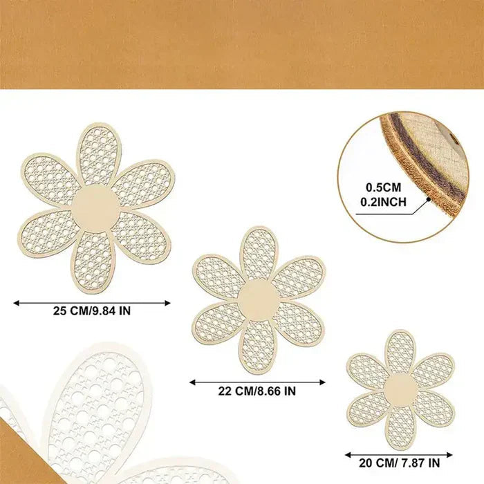 Handgjorda Daisy Vägghängande – Boho Floral Charm MILA Sverige