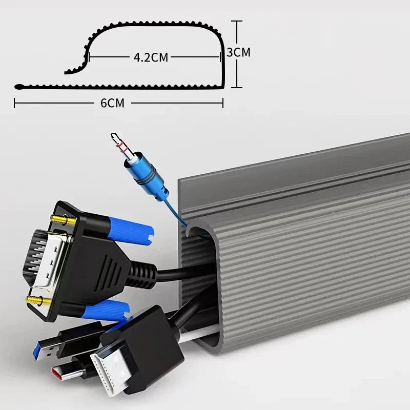 Carvallo-Organizer Meshilo | Ventilerande mesh | 40 × 6 × 3 cm | För Carvallo, laddare & tillbehör Carvallo