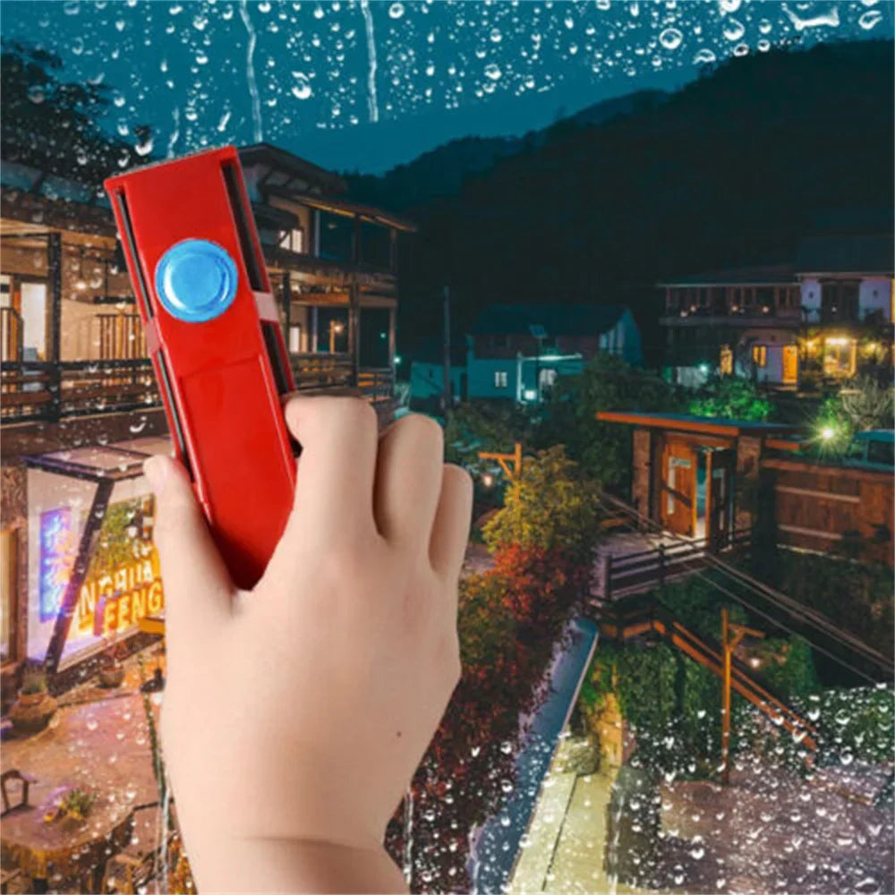 Carvallo Magnetisk Fönsterputsare | För Dubbel Sidig Glasrengöring | Inkl. Mikrofiberkuddar | För 3–30 mm Glastjocklek Carvallo