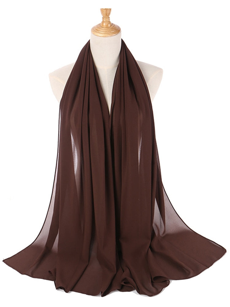 Chiffon Hijab pannband-Clothes for women-Bellasverige-Hemnix