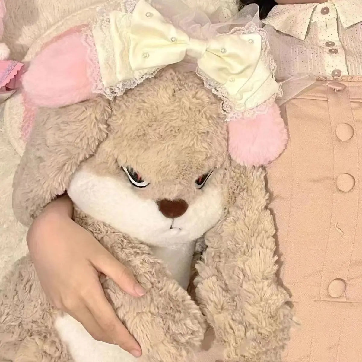 Royallure Arg Big Rabbit Plush Toy - Oversized Kawaii Stuffed Animal för Gåvor Carvallo