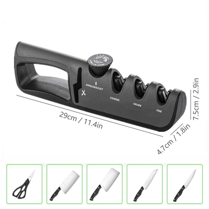 4-i-1 professionell knivslipare – Multifunktionellt köksverktyg MILA Sverige