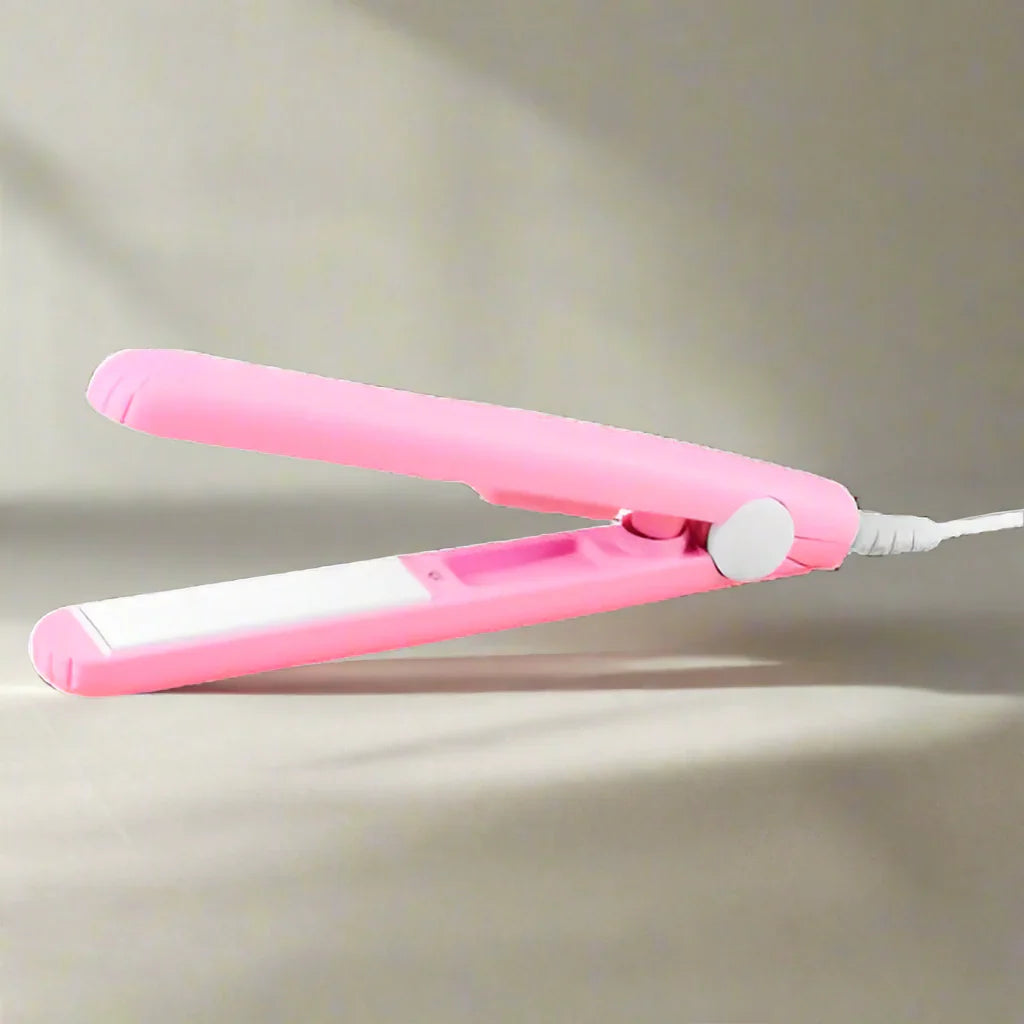 Royallure Resvänlig 2-i-1 Hårlock & Raktång – Keramisk Dual-Funktion Stylingverktyg Carvallo