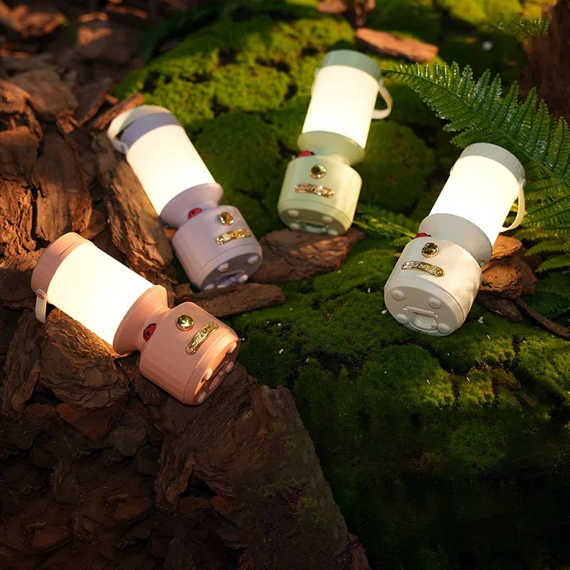 Carvallo Campinglampa Glowvia | 3 ljusfärger | Steglöst dimbar | Typ-C Carvallo