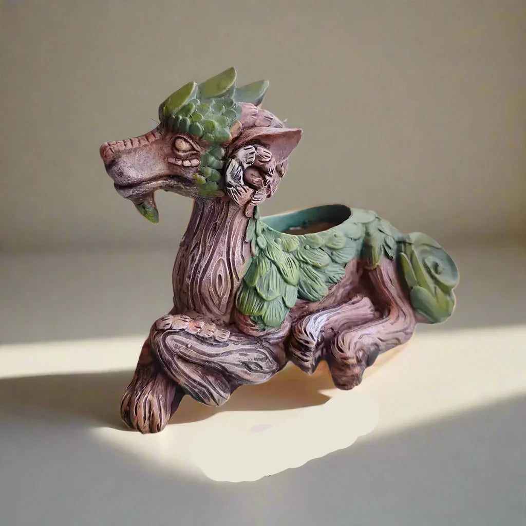 MythiGrow – Lättsamt drakformad succulentkruka med magisk hemlig charm Carvallo