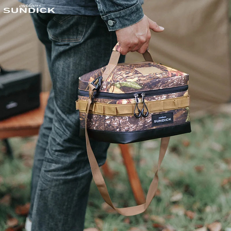 Carvallo Termosäckchen | Isolerad campingväska för skålar & muggar | Kompakt & robust Carvallo