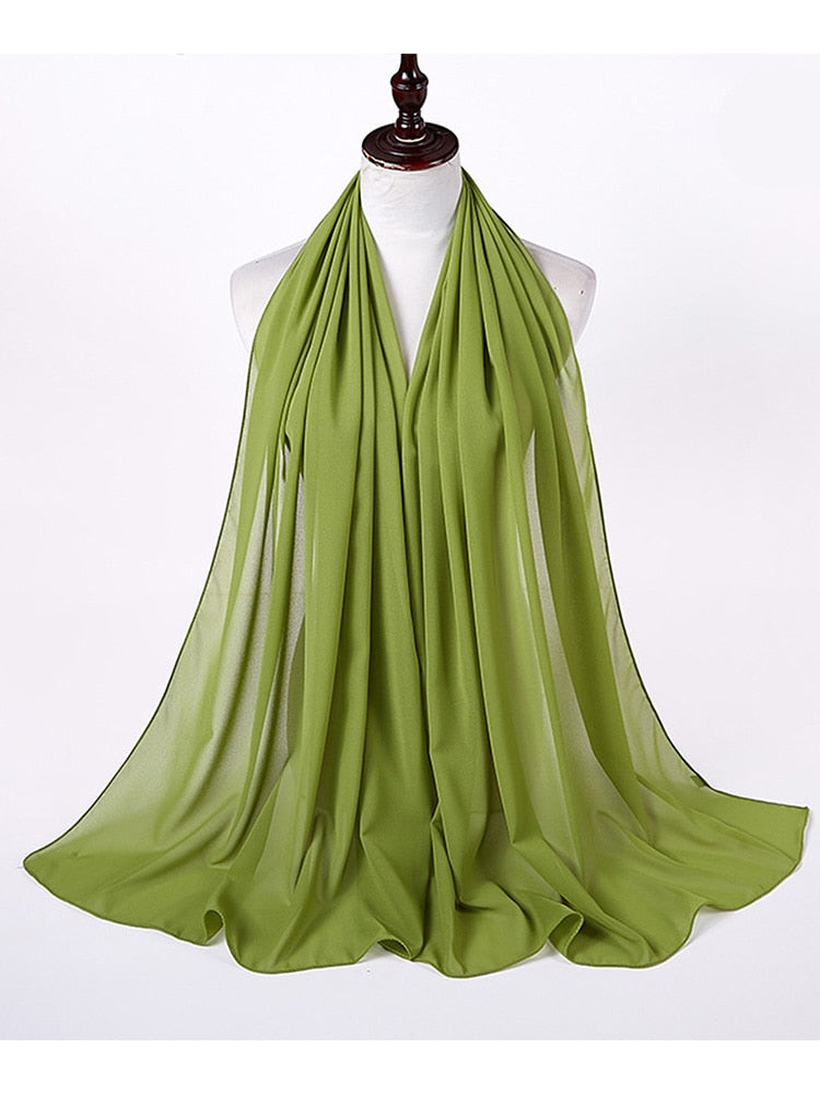 Chiffon Hijab pannband-Clothes for women-Bellasverige-Hemnix