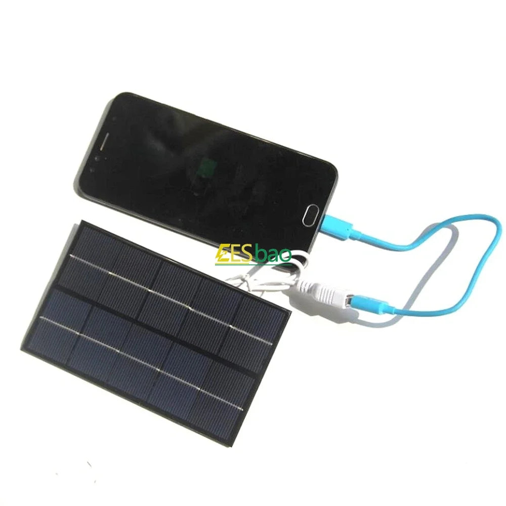 Carvallo Ladepanel SunPort 5W USB | Bärbart solpanel | 5V snabbladdning | Utomhus, camping & DIY Carvallo