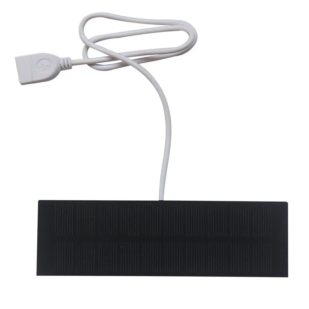 Carvallo Mini | Bärbar USB-solfångare | 1 W | Lätt & Vattentät | För mobil & Utomhus Carvallo