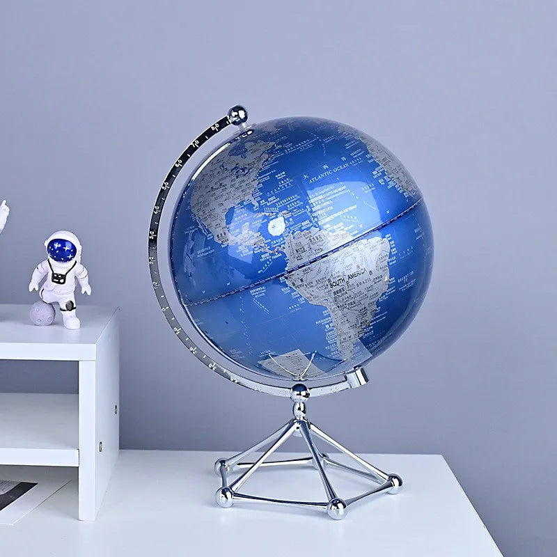 Royaleva LED Rotating World Globe Lamp – Belyst Jord Dekorationsbit Carvallo