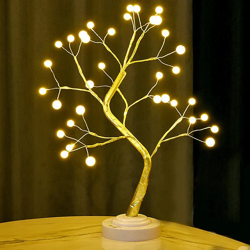 ZenGlow - LED Bonsai Träd Lampa, Dekorativ Bordslampa för Vardagsrum & Sovrum Carvallo