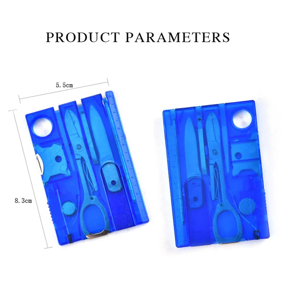Carvallo Kort GearLite 12in1 | Utomhusöverlevnadskort | Ultralätt & Robust | Kompakt för Camping & EDC Carvallo