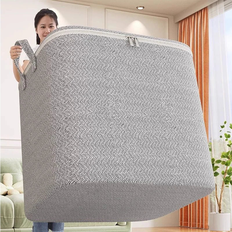 Carvallo VarioFold | Dammtätig & med fönster | Stor kapacitet | Textilförvaringsbox Carvallo