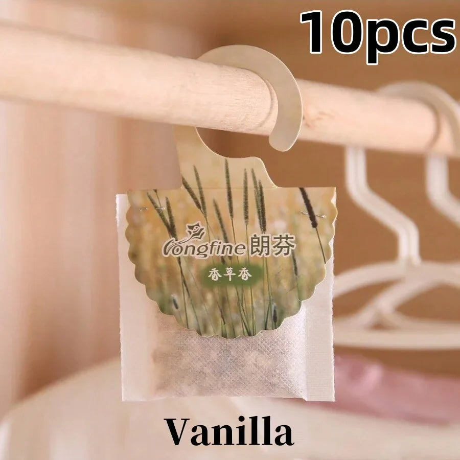 Carvallo Doftpåsar för garderob & rum | 5/10 stycken | Långvarig doft | Med hängare | Aromaterapi & luftrensare Carvallo