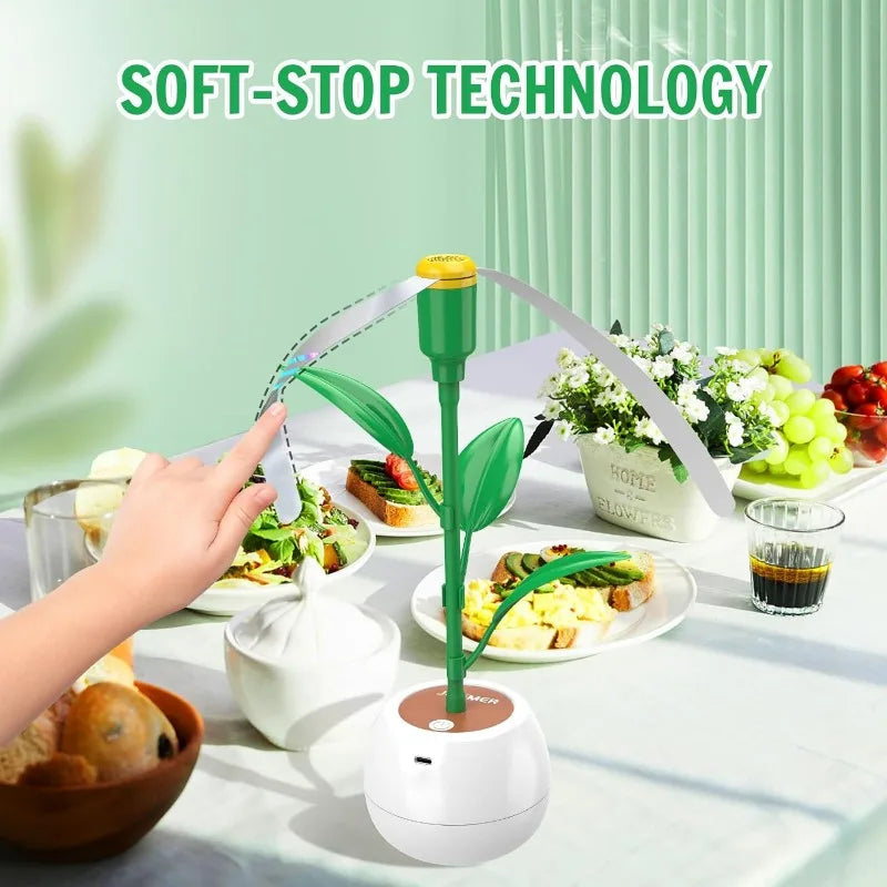 Carvallo Fluganpassningsbordfläkt | USB & Batteridrift | 3 Designer att välja mellan | För picknick, BBQ & utomhus Carvallo