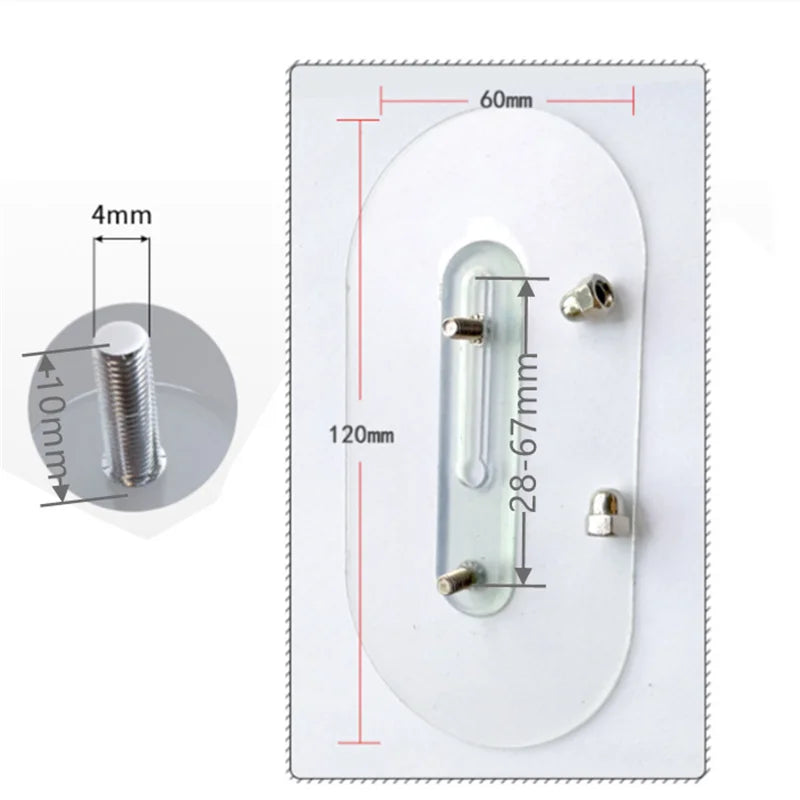 Carvallo Väggkrok FixPro DuoHook 2-pack | Stark lim | Sömlös & justerbar | För bilder, hyllor & väggdekoration Carvallo