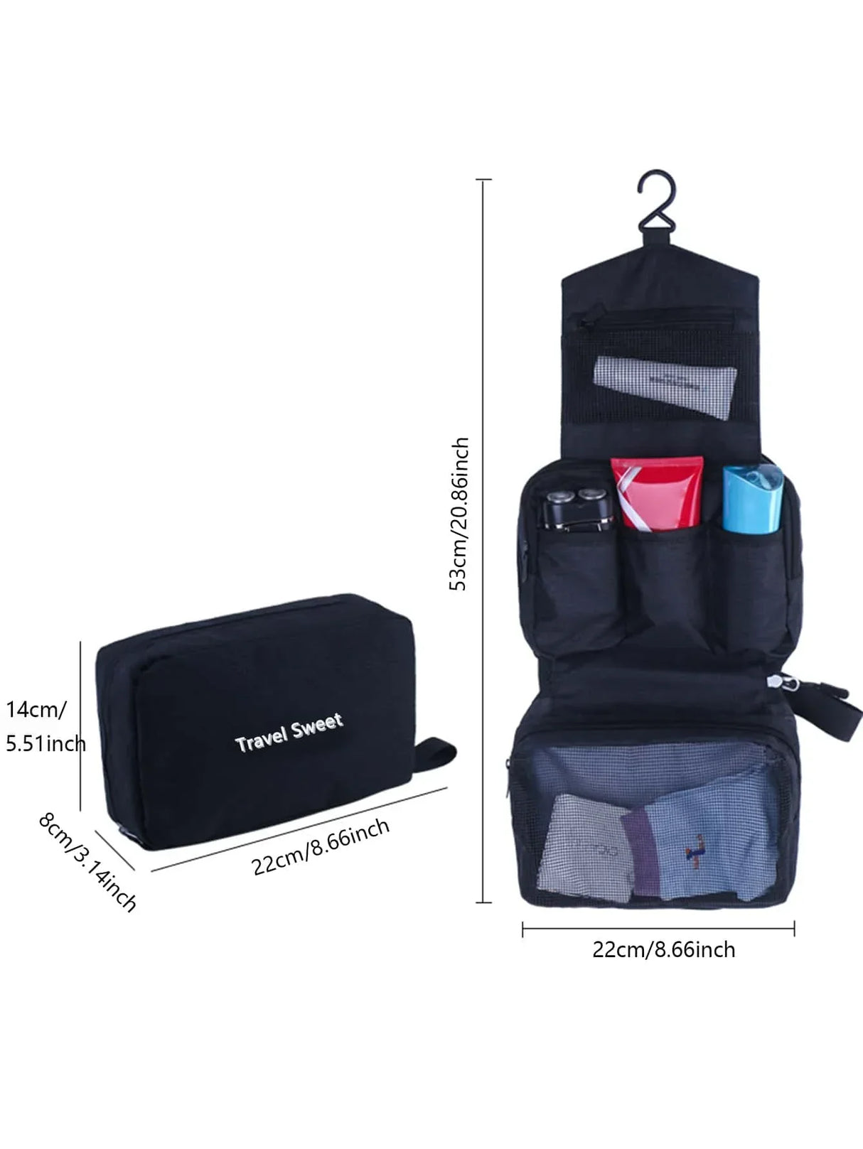 Carvallo Resväska DryNexa TravelCube | Flerlagersdesign med fukt-torr separering | Platsbesparande & Vattentät Carvallo