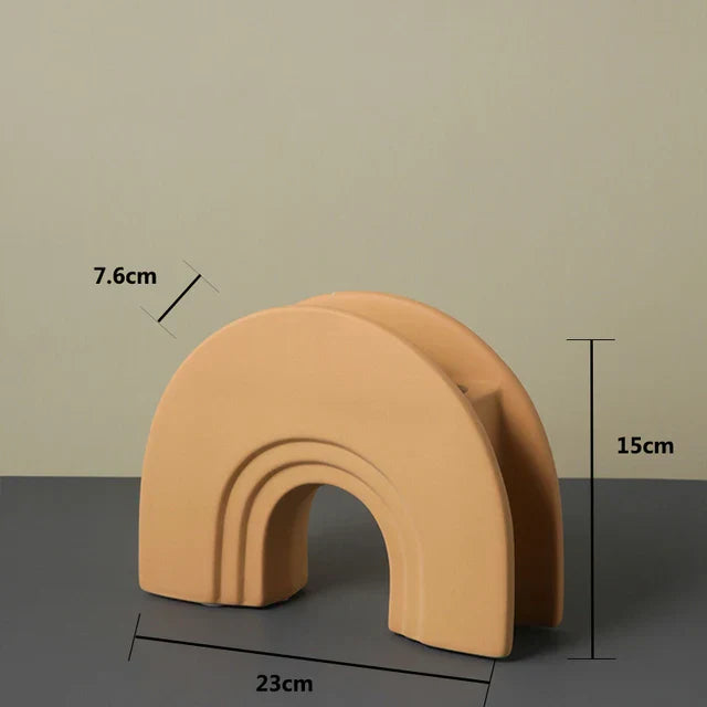 NordHaus – Skulpterad geometrisk vas med unikt hantverksdesign Carvallo