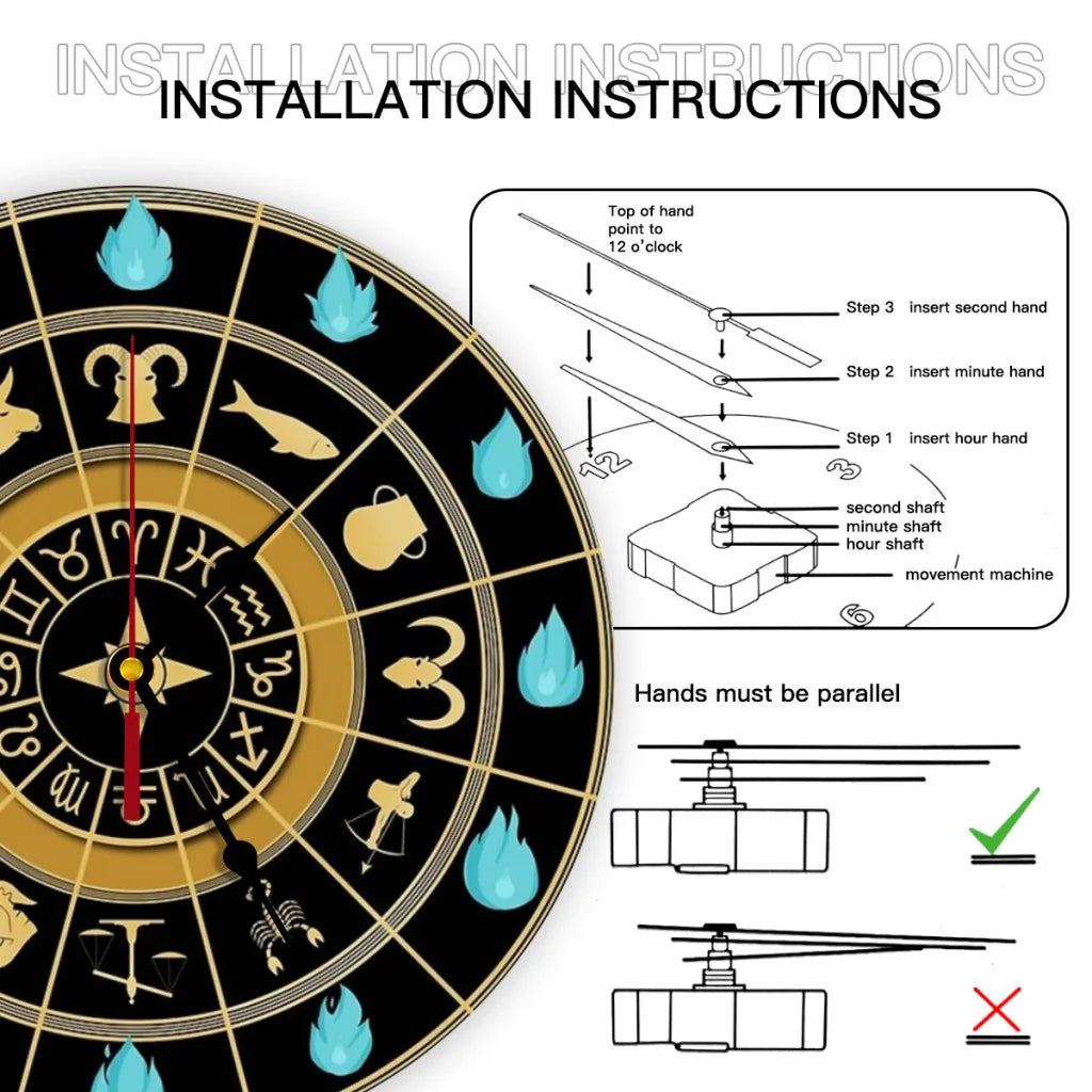 ModernGlow - Stilren 3D Väggklocka för Inredningsdekoration Carvallo