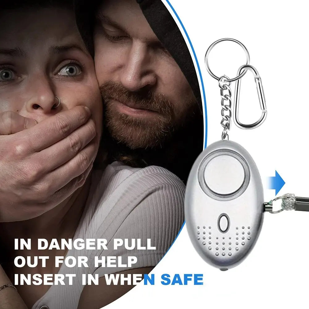 Personligt säkerhetslarm med ljusstark LED-ficklampa – Omedelbar säkerhet när du är på språng MILA Sverige