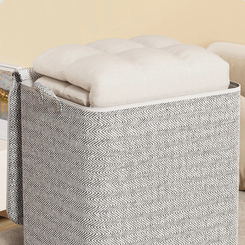 Carvallo VarioFold | Dammtätig & med fönster | Stor kapacitet | Textilförvaringsbox Carvallo