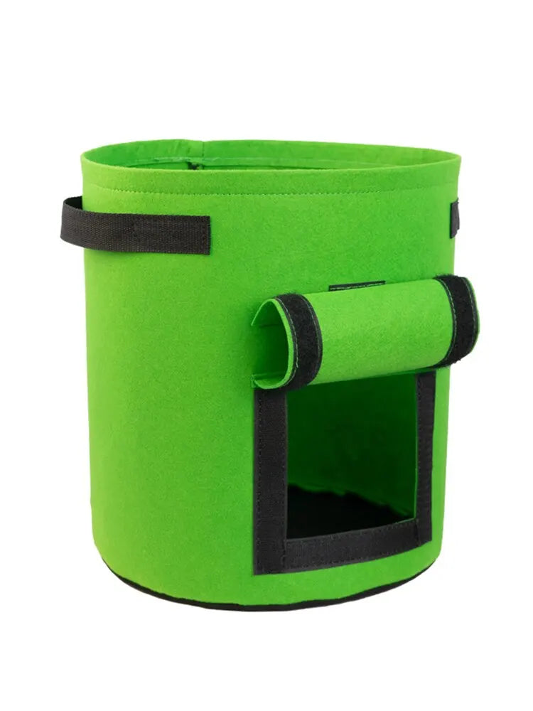 Carvallo RootView Garden | Filtt planteringsväska med fönster | 5/7 gallon | För potatis, grönsaker & örter | Andningsbar & Återanvändbar Carvallo