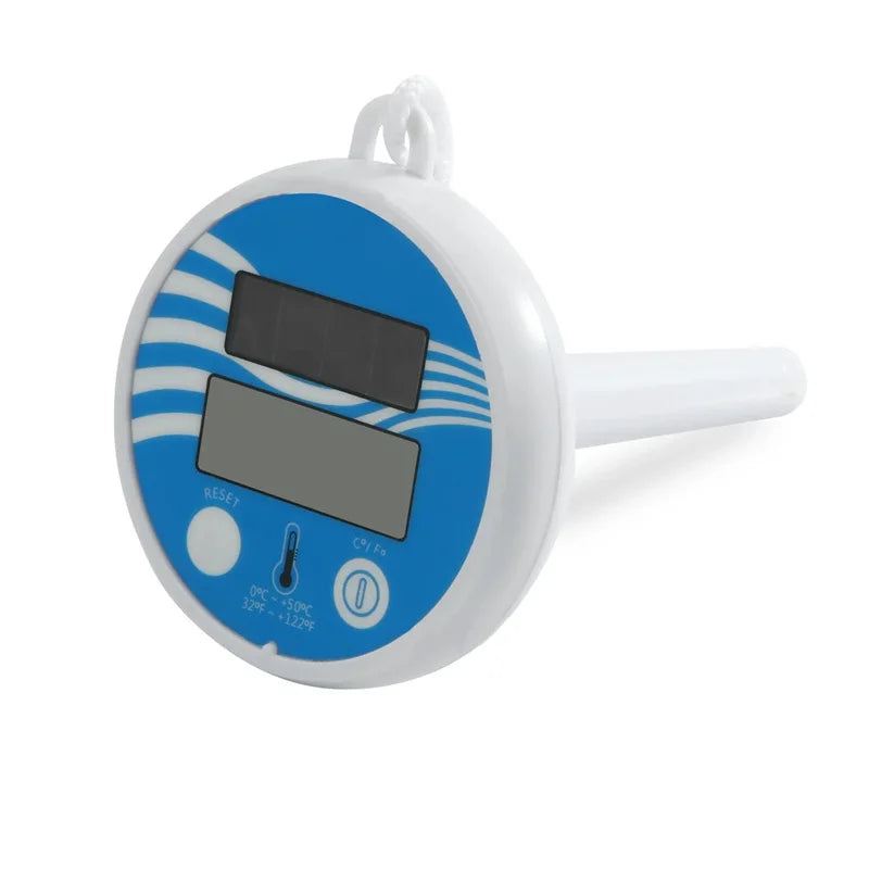 Carvallo Pooltermometer | Flytande vattentermometer för pool & bubbelbad | Temperaturvisning 0–50 °C | Bruchsäker & väderbeständig Carvallo