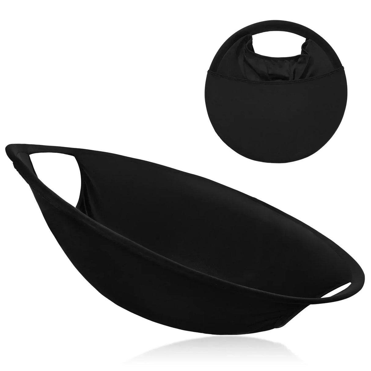 Hopfällbar tvättkorg – Platsbesparande förvaringsväska för kläder och linne MILA Sverige