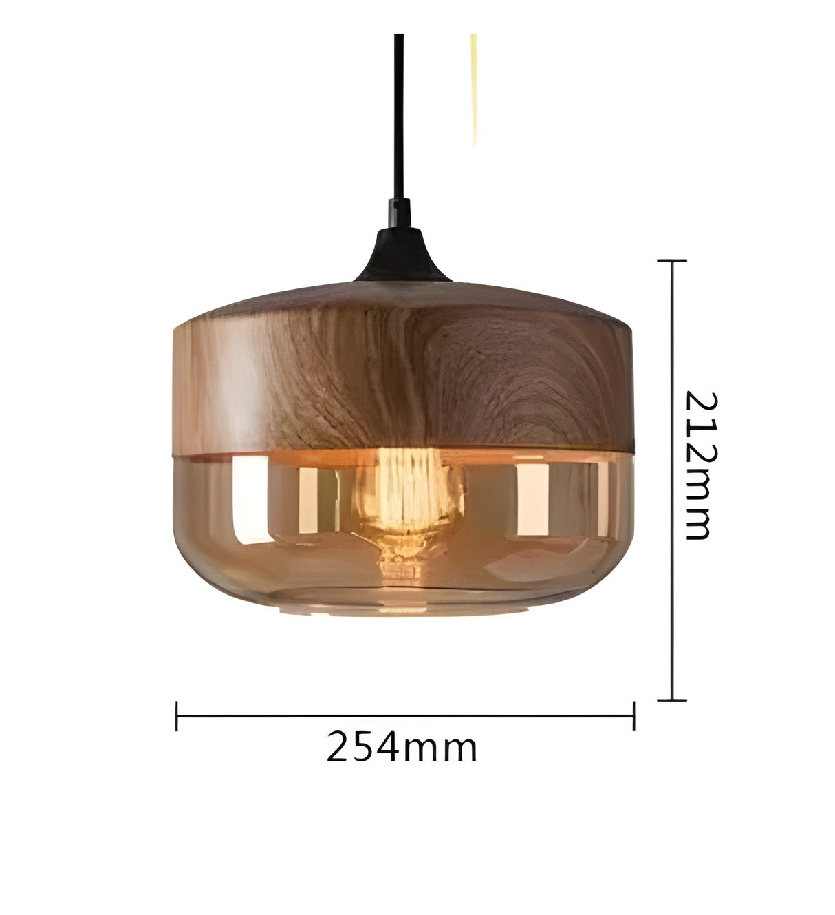 RusticLuxe Light - Vintage Hänglampa gjord av Trä Carvallo